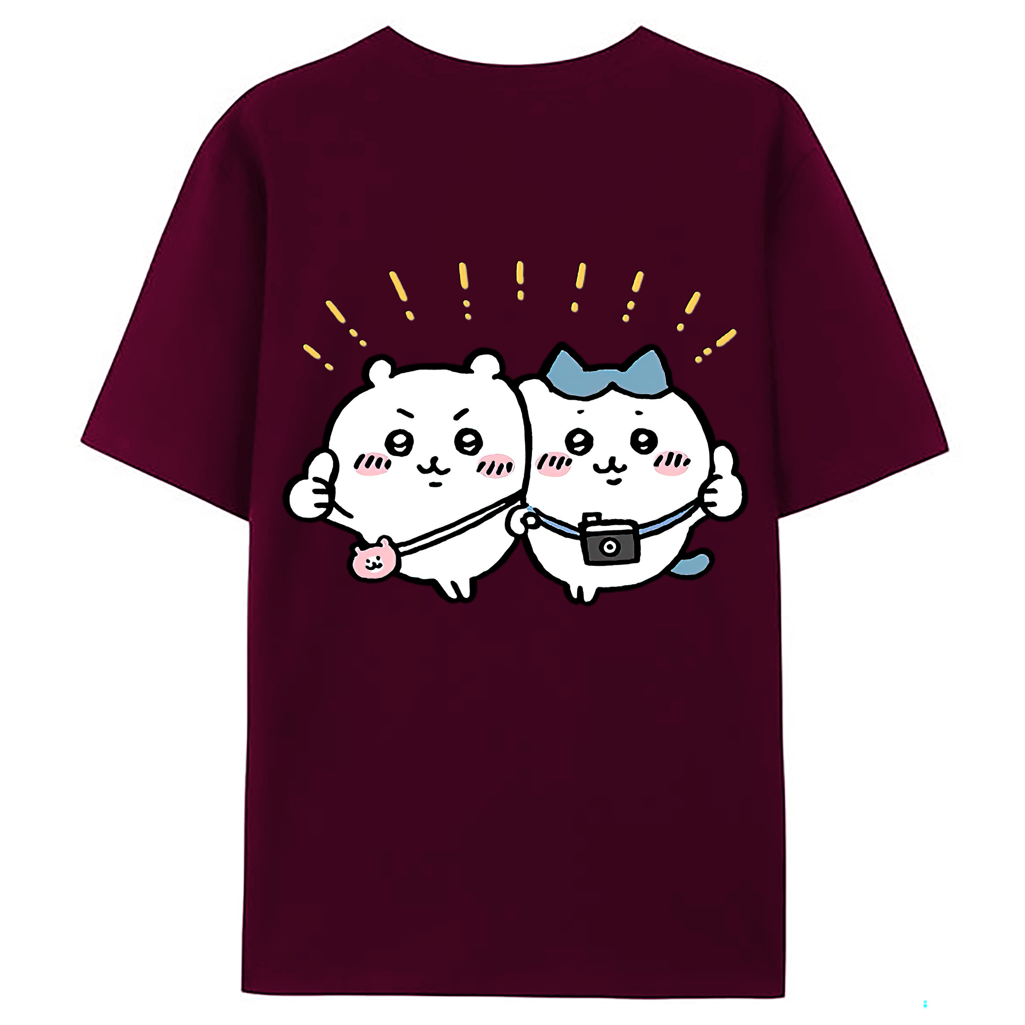 （画像用） ちいかわ ちいかわ Chii-kawa chiikawa レディース半袖Tシャツ(バックプリント)
